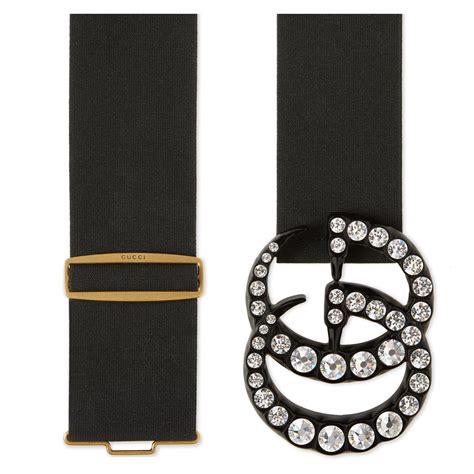 black elastic gucci belt|gucci belt transparent.